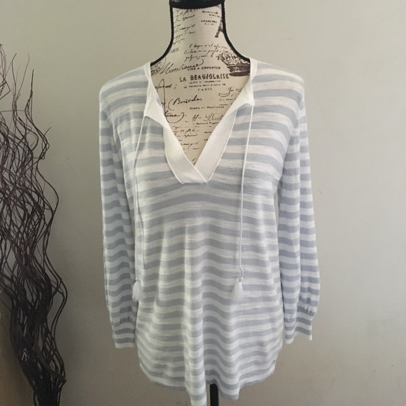 NWT LOFT stripe lightweight sweater - Picture 3 of 7